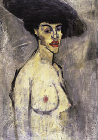 Nude with a Hat (recto)